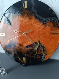 Часы из эпоксидной смолы. 0