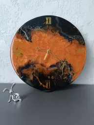 Часы из эпоксидной смолы. 2
