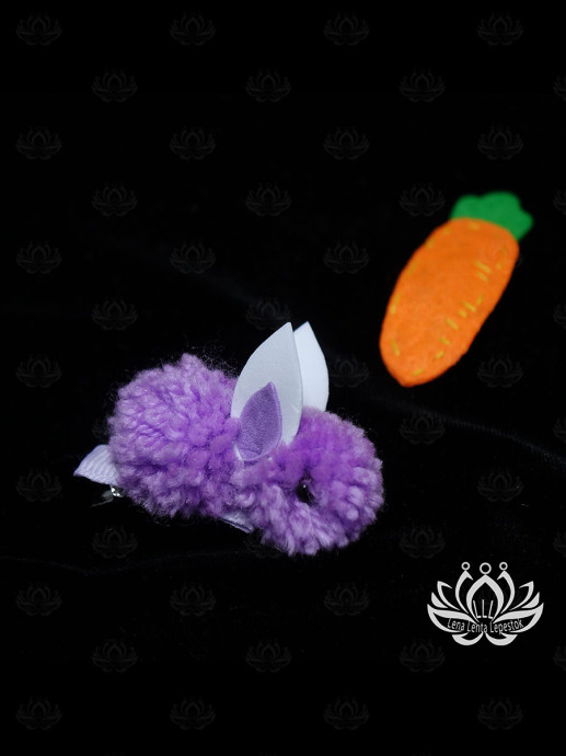 Комплект заколок handmade "Кролик" 0