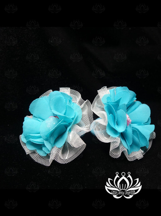 Комплект резинок handmade Незабудки 0