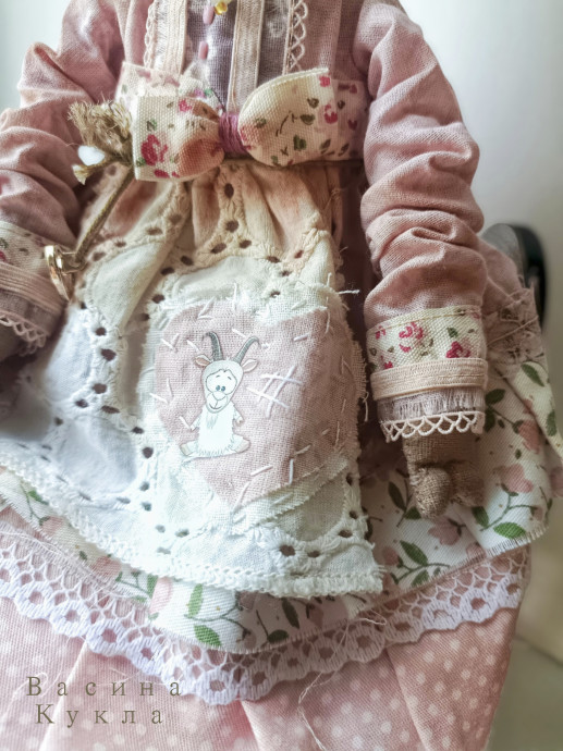 Овечка Лора. Интерьерная игрушка. 6