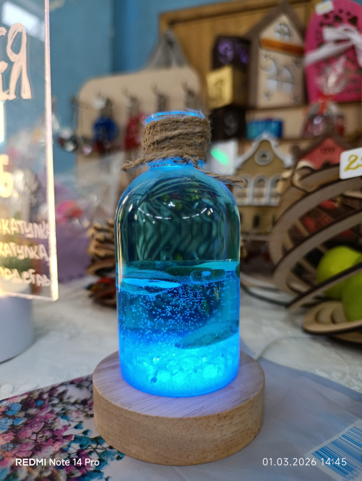 Ночник из эпоксидной смолы 0