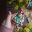 Игрушка с ладошку, зайка в платье🌸