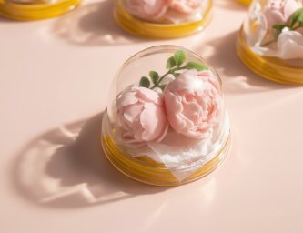 Мыло-купол ручной работы 3Д. Аромат: лотос и франжипани. 8