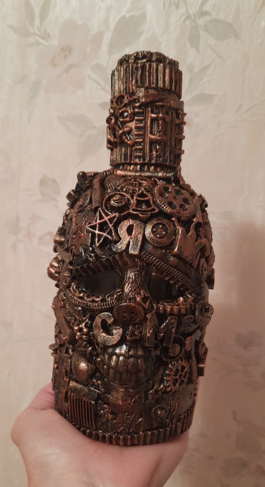 Декор на бутылке 0