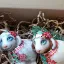 Новогодние овечки , елочные игрушки.