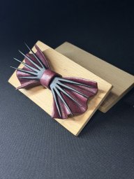 Деревянные галстуки бабочки 7